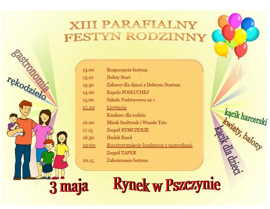 Festyn Rodzinny na pszczyńskim rynku
